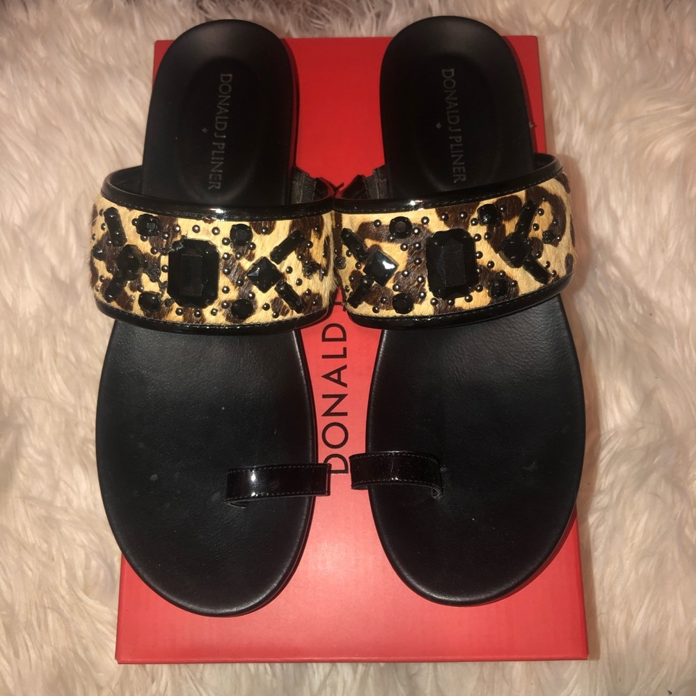 Leopard Print Sandals